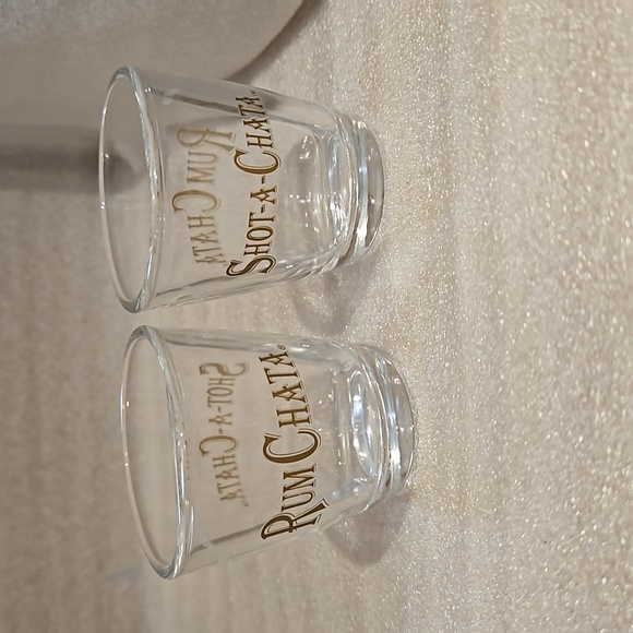 UNKNOWN Dining Rum Chata Shot Glass Shotachata Divided Shot Glass